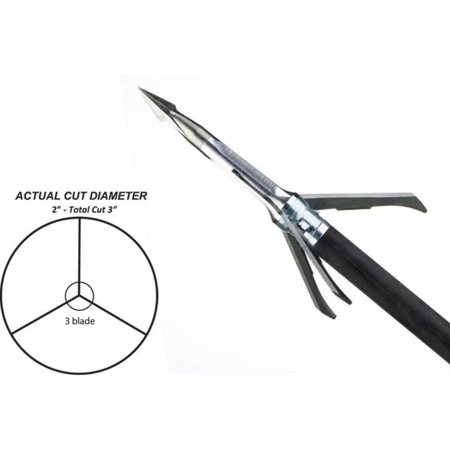 Grim Reaper Whitetail Special Pro Series 3 Blade Mechanical Broadheads 4pk