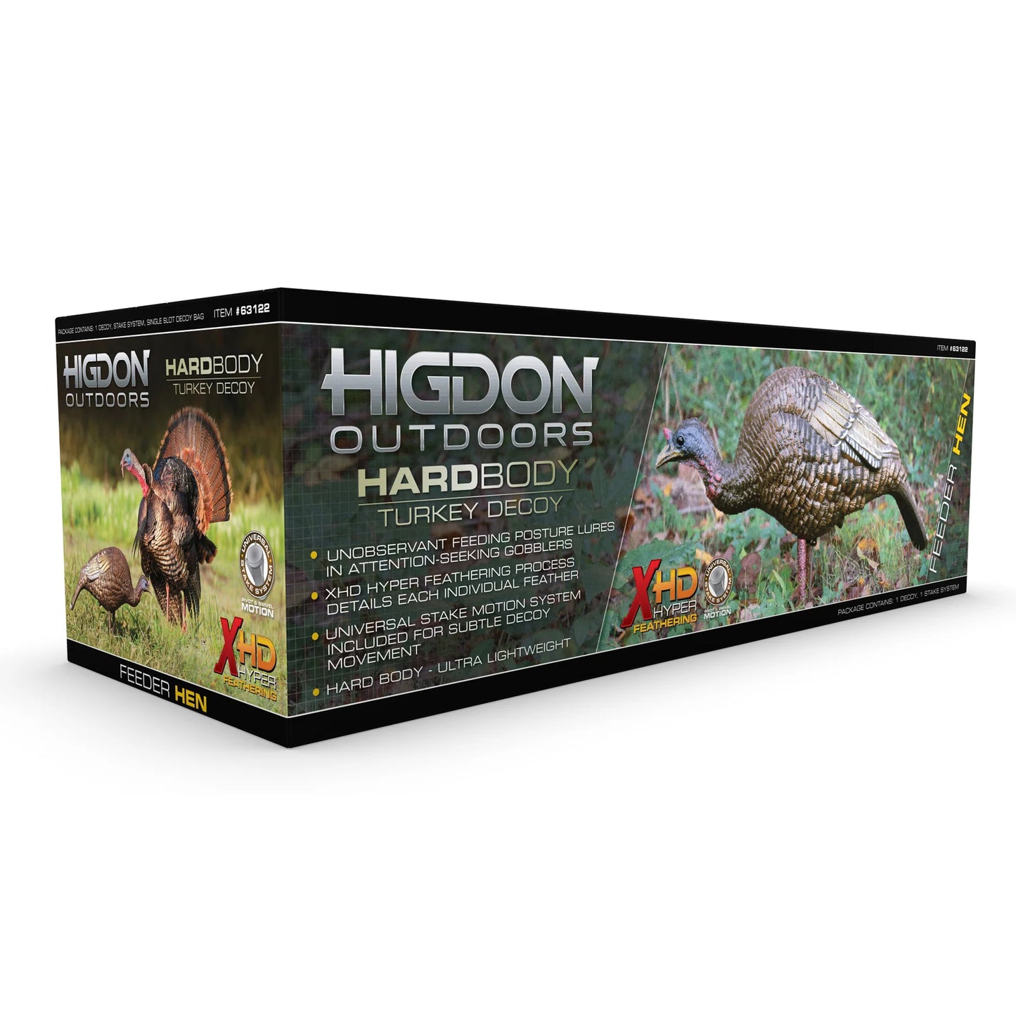 Higdon Outdoors Hard Body Feeder Hen Turkey Decoy
