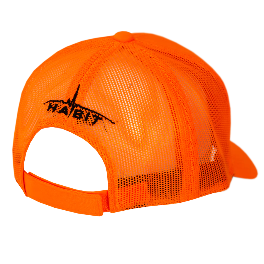 Habit Blaze Orange Mesh Hat