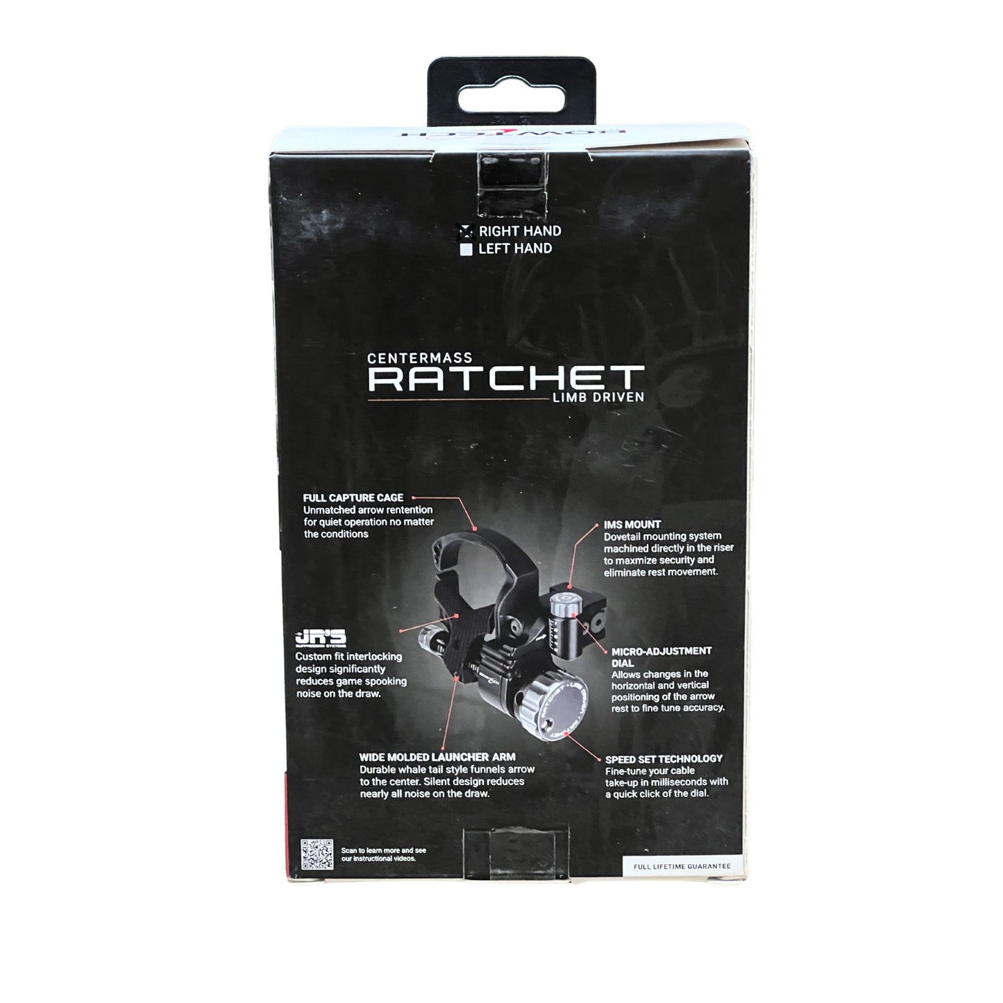 Bowtech Centermass Ratchet Limb Driven Rest