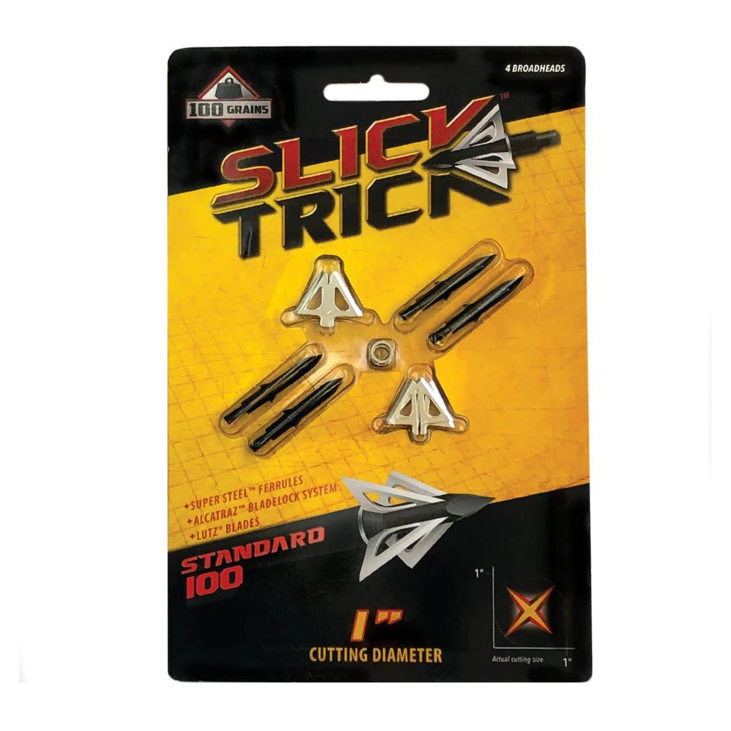 Slick Trick Standard 4 Blade Fixed Broadheads 4pk