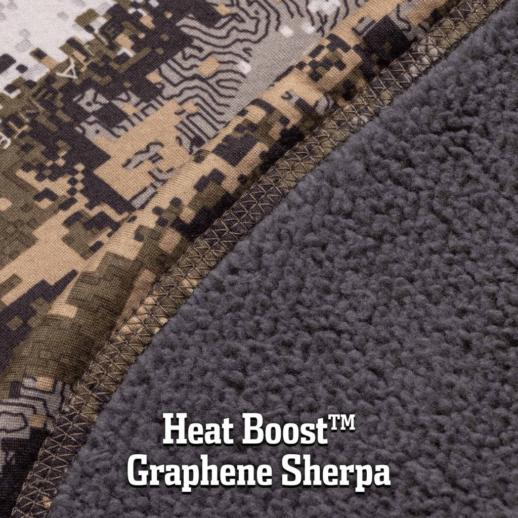 huntworth heat boost neck gaiter material