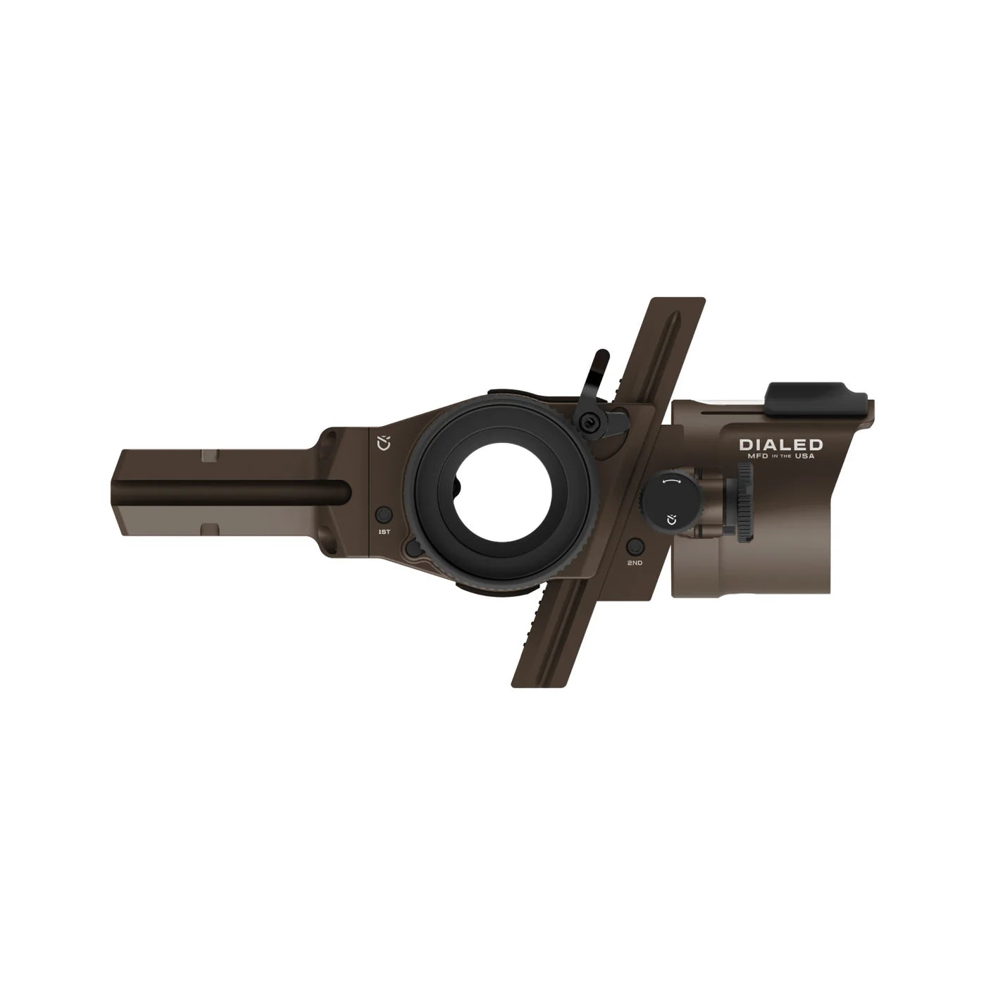 Dialed Pruf Bridgelock Slider Bow Sight