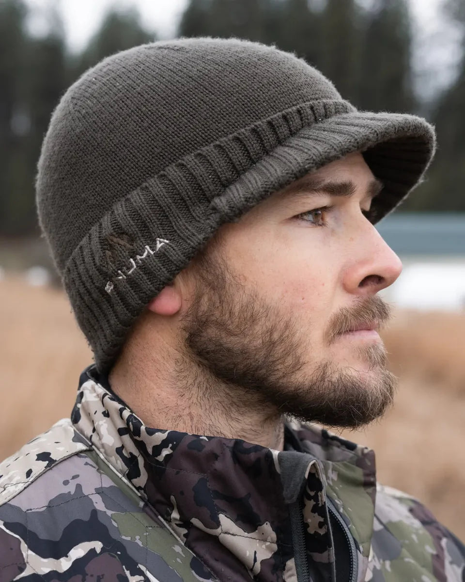 Pnuma Merino Wool Visor Beanie