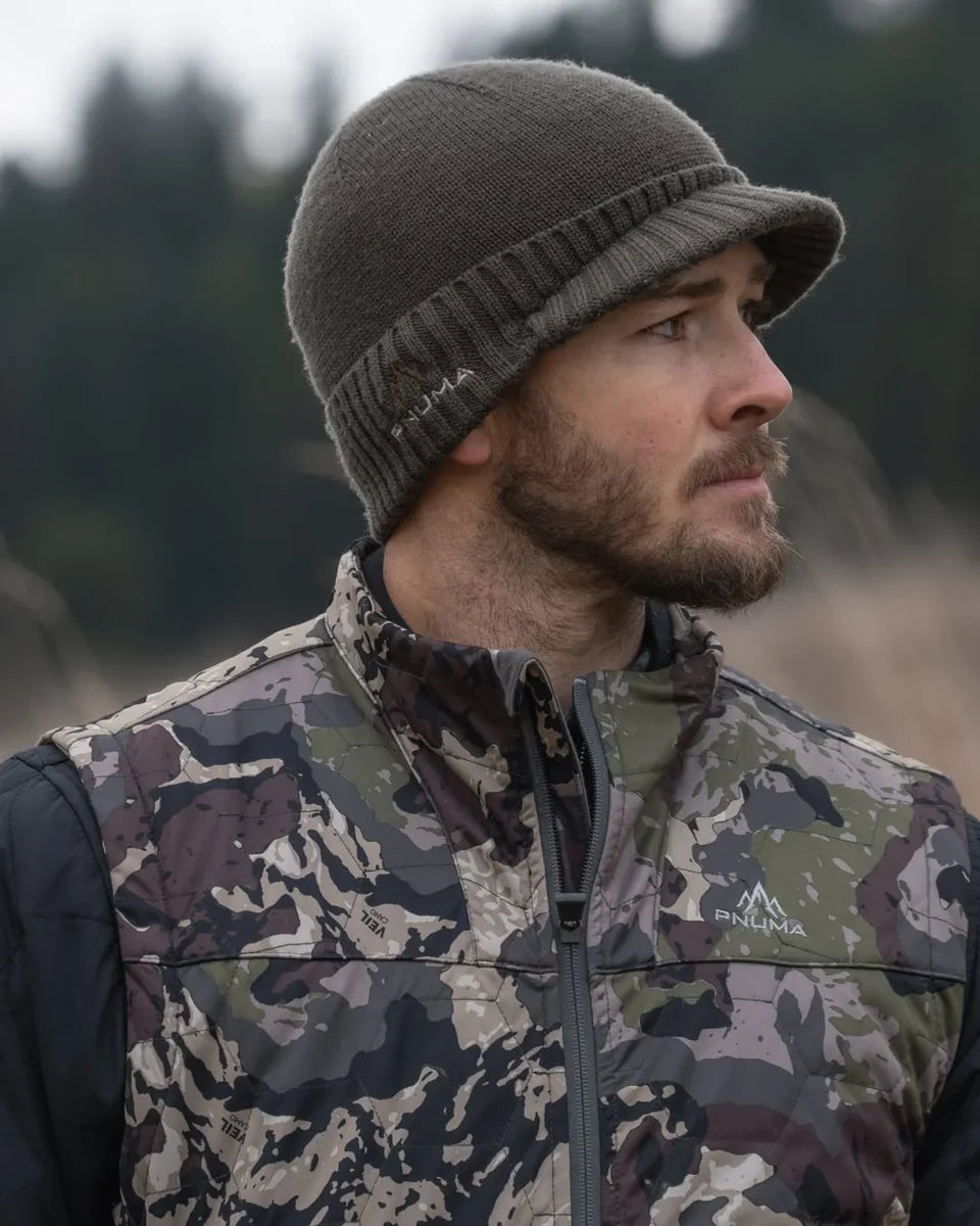 Pnuma Merino Wool Visor Beanie