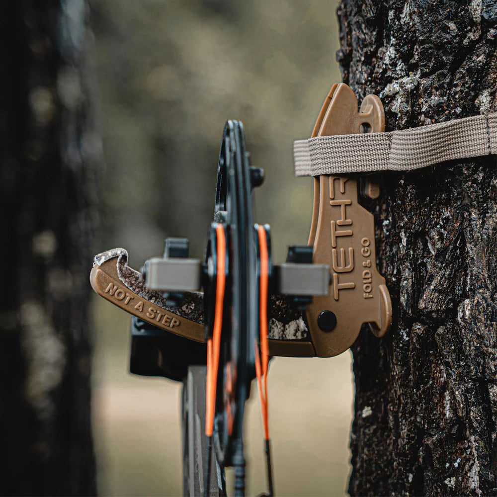 Tethrd Fold N Go Bow Hanger (Olive Color)