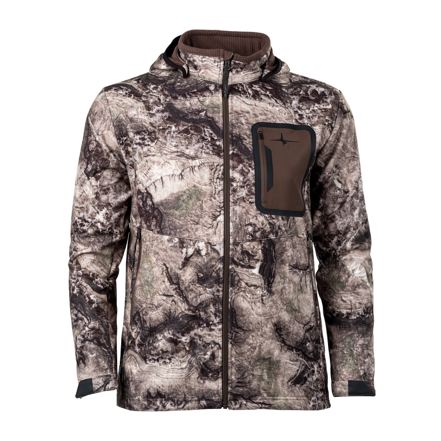 Habit Pulse Shadow Series Mid-Layer Jacket Mens (Mossy Oak Coyote)