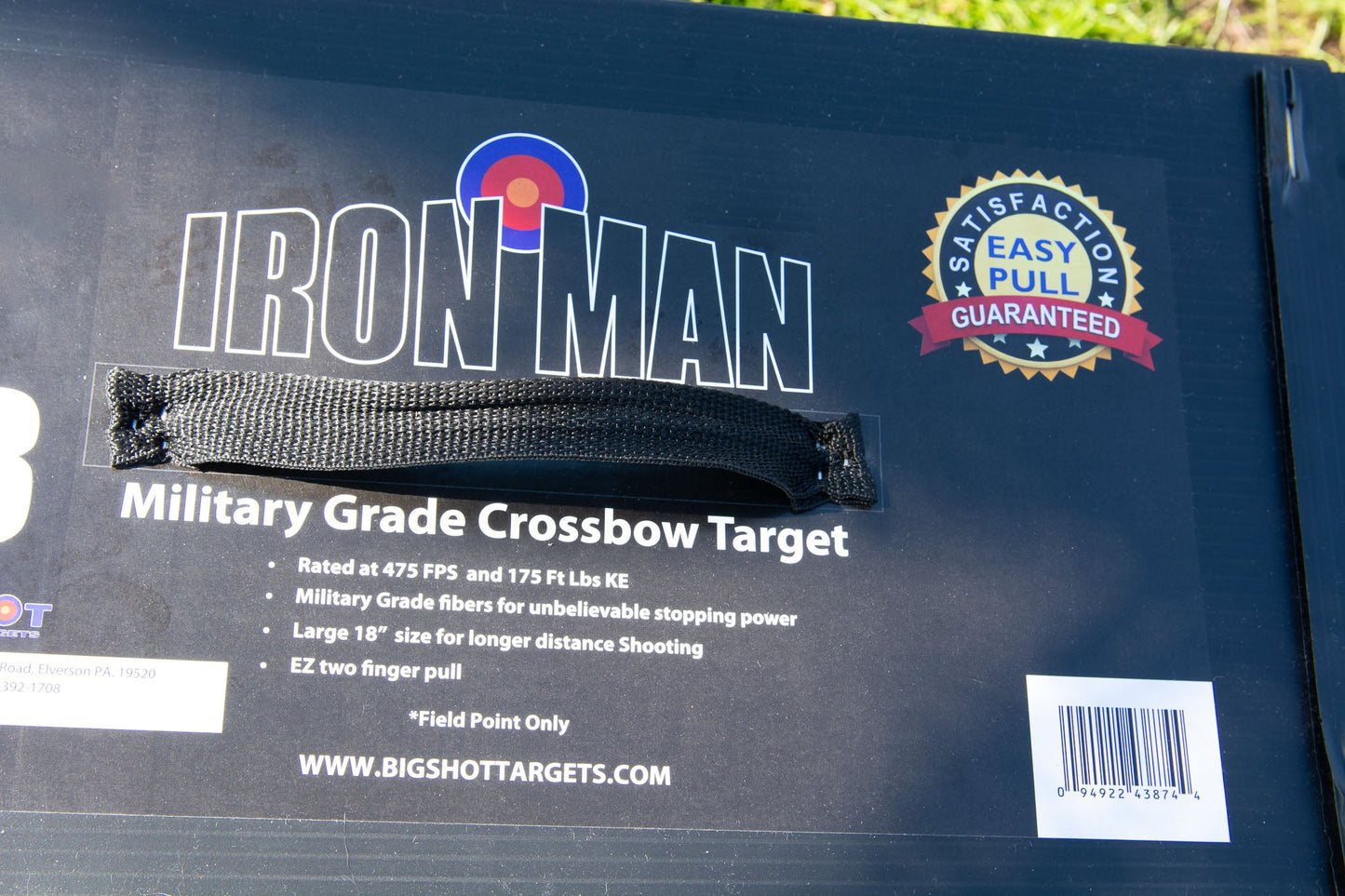 BigShot Iron Man 18" High Kinetic Energy Crossbow Target