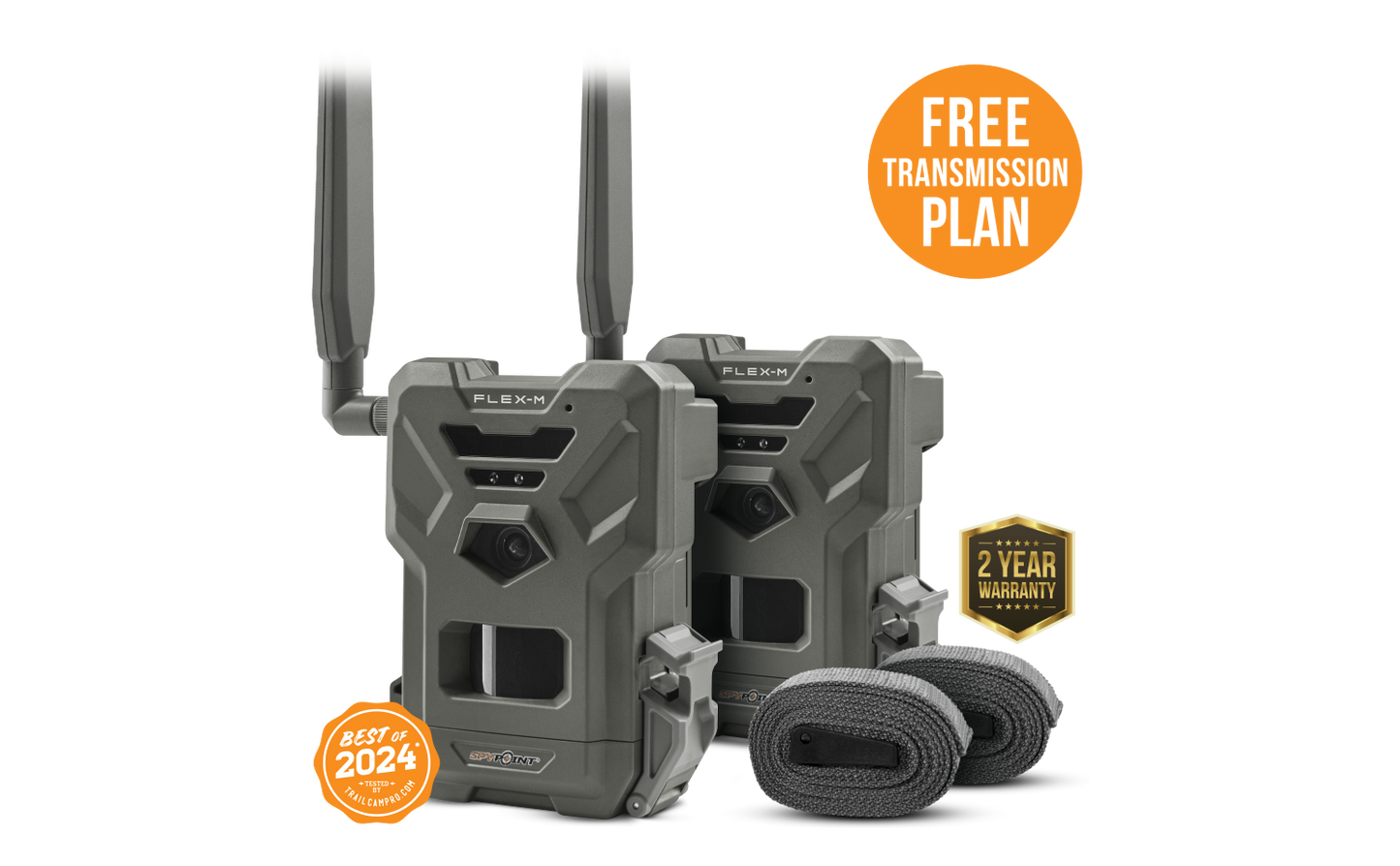 Spypoint Flex M Twin Pack Cell Trail Camera (2 Cameras)