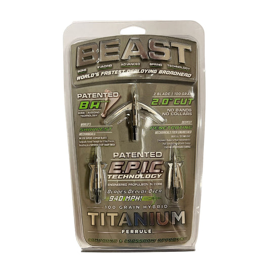 Beast Titanium Broadheads 3pk