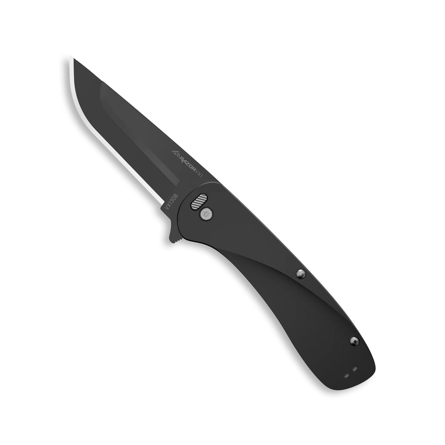 Outdoor Edge 3" Razor-VX1 Black Aluminum Spring Assist Knife