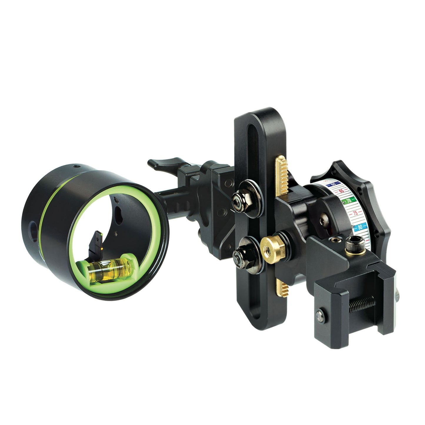 HHA Tetra RYZ Picatinny dual pin 0.10 slider sight green/yellow pin