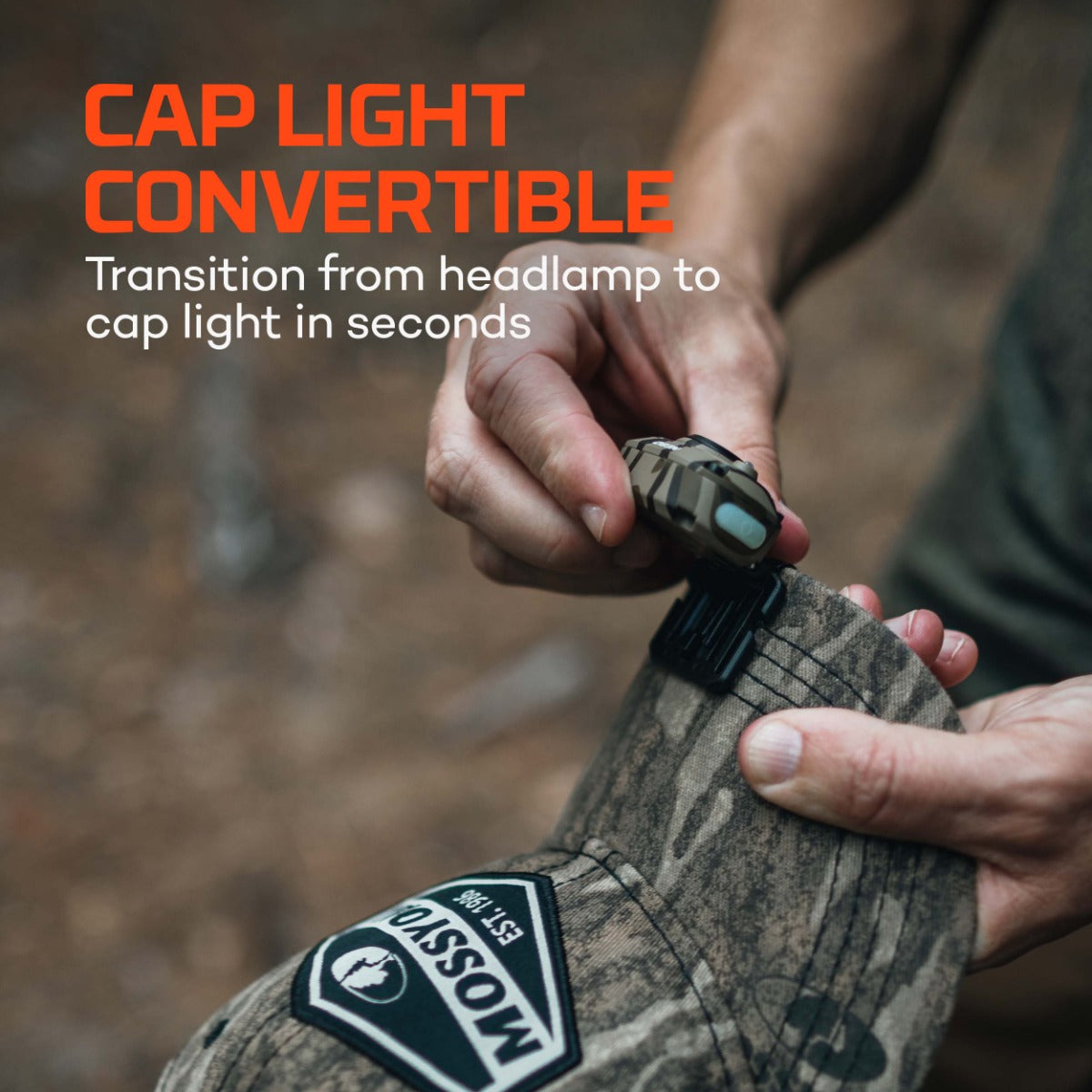 Nebo Mycro 450 Headlamp Mossy Oak Bottomland