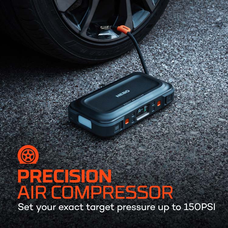Nebo Assist Air 1500XP Jump Starter and Air Compressor